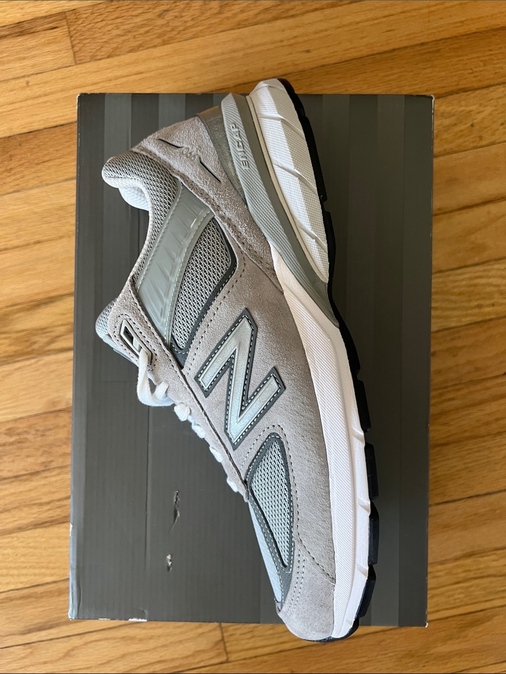 New Balance 990v5 Made in USA 'Grey' (M990GL5) - Men's Size 10 D - Picture 6 of 10